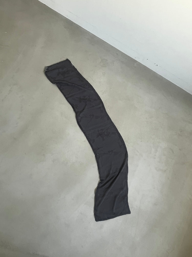Vintage Scarf / Charcoal Velour