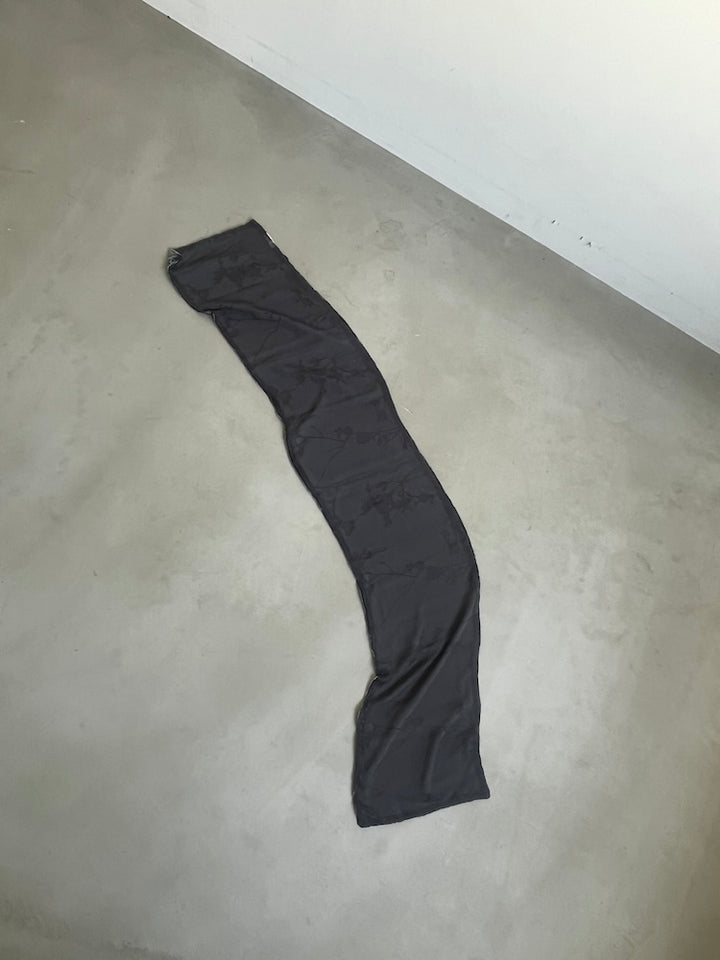 Vintage Scarf / Charcoal Velour