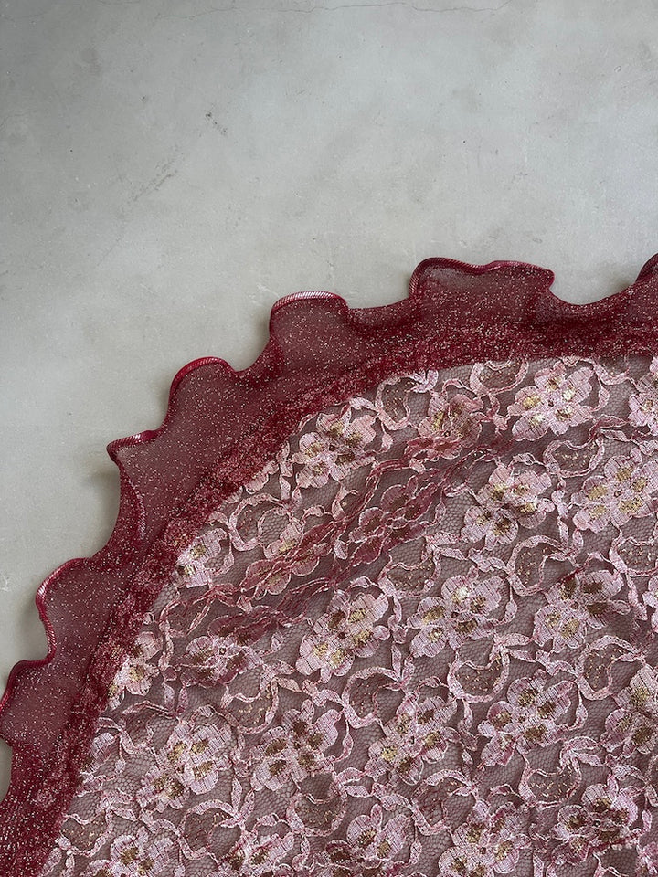 Vintage Scarf / Frill Embroidery
