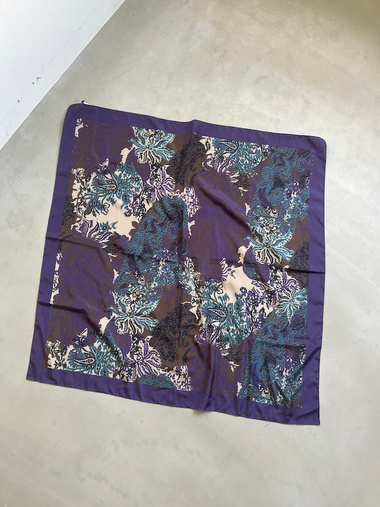 Vintage Scarf / Japonism Paisley