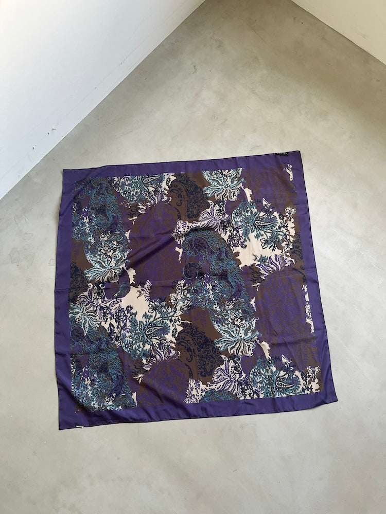 Vintage Scarf / Japonism Paisley