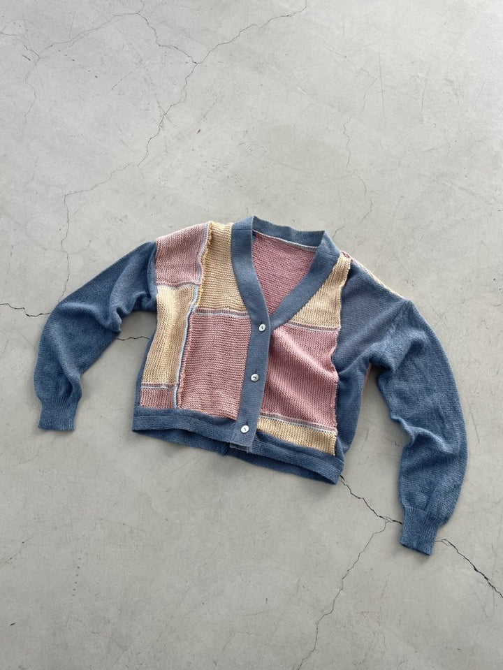 Patchwork Cardigan / Dusty