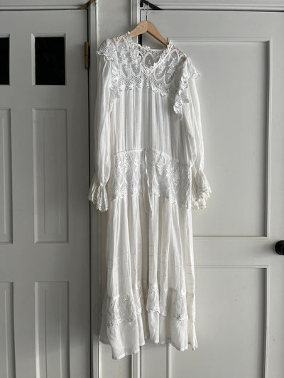 Romantic White Lace Dress