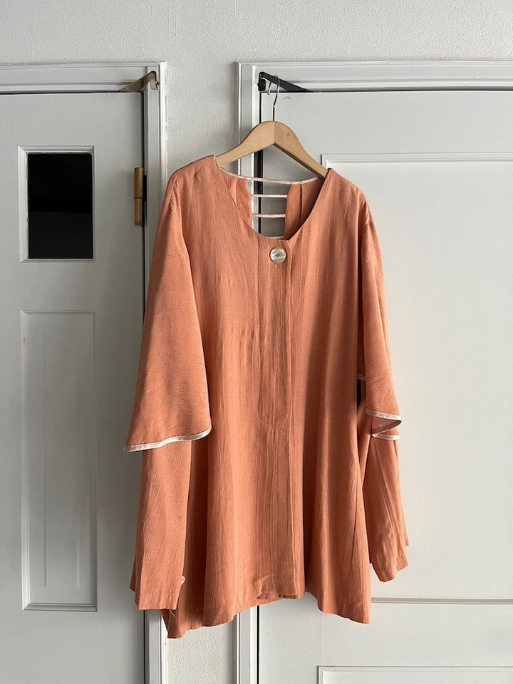 Apricot Deformation Tunic