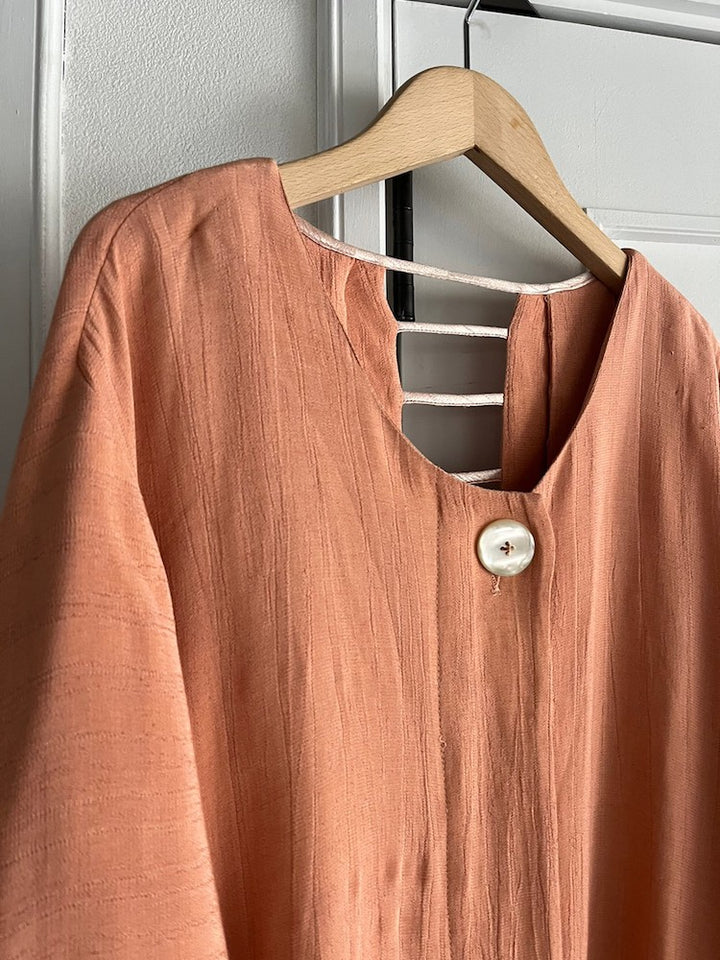 Apricot Deformation Tunic