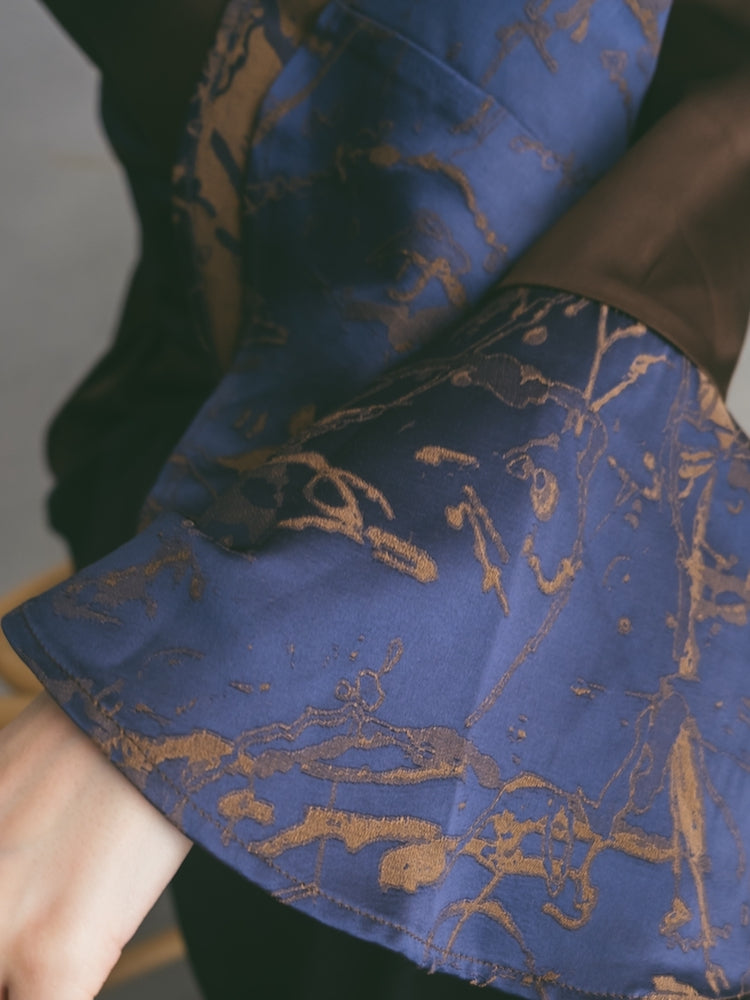 Chinoiserie Vest Layered Top｜シノワズリベストレイヤード