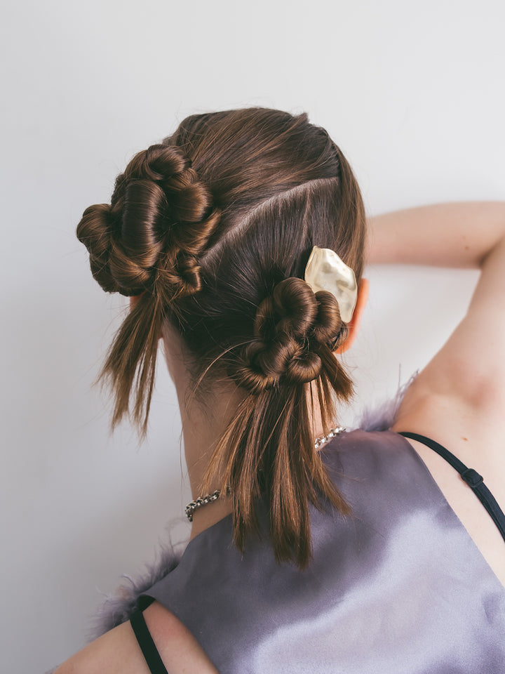 sykia Flat hair Clip brooch
