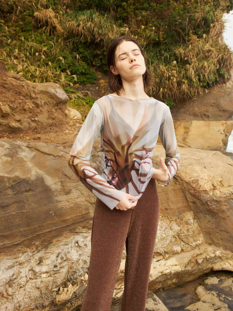 sahara Sheer Top｜サハラシアーカットソー – MARTE